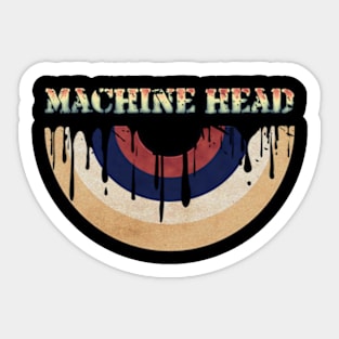 Melted Vinyl - Machine Head Sticker